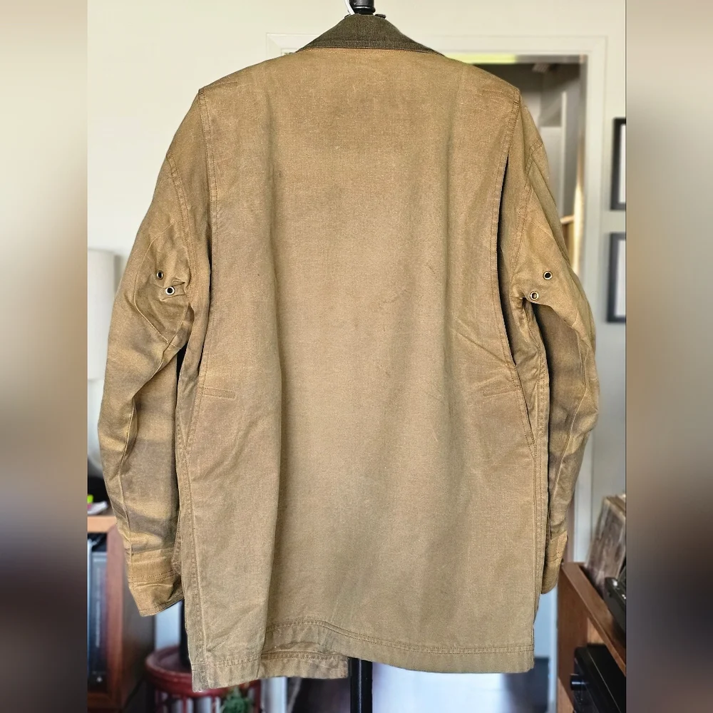 L.L. Bean Men's Tan Waxed Cotton Field Jacket